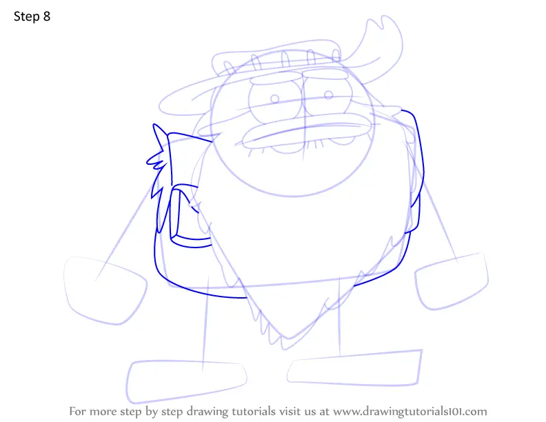 How to Draw Soggy Joe from Amphibia (Amphibia) Step by Step ...