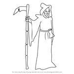 How to Draw The Grim Reaper from Animaniacs