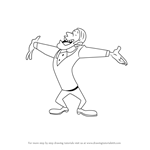 How to Draw Mr. Director from Animaniacs