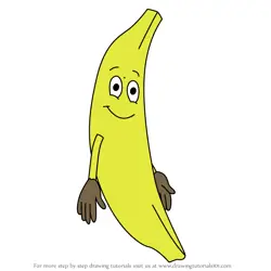 How to Draw Bert Banana from Aqua Teen Hunger Force
