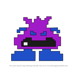 How to Draw Gorgatron from Aqua Teen Hunger Force