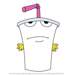 How to Draw Master Shake from Aqua Teen Hunger Force