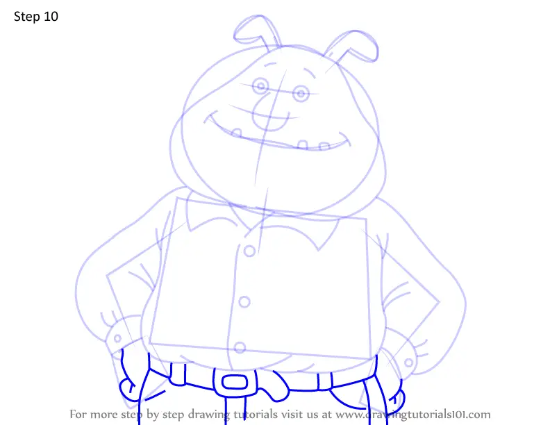 How To Draw Binky Barnes From Arthur Arthur Step By Step