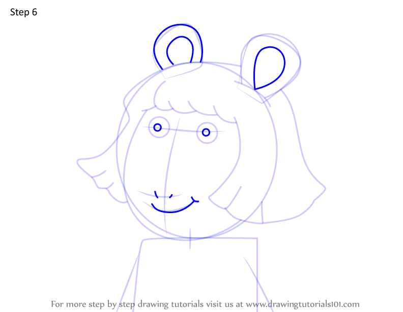 How to Draw D.W. Read from Arthur (Arthur) Step by Step