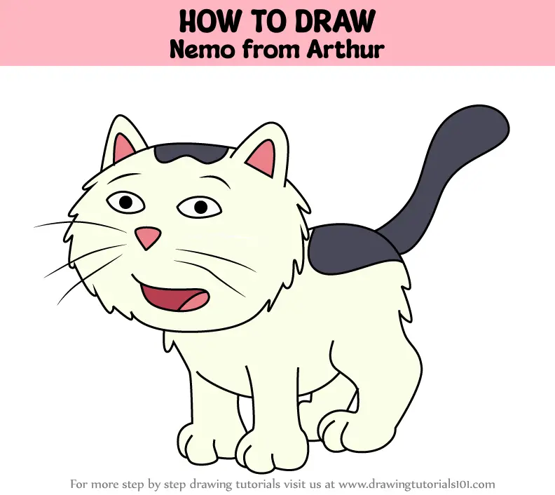 How To Draw Nemo From Arthur Arthur Step By Step Drawingtutorials Com