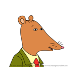 How to Draw Nigel Ratburn from Arthur