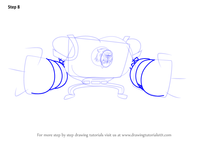 Learn How to Draw Professor Tite-Gripp from Atomic Puppet (Atomic