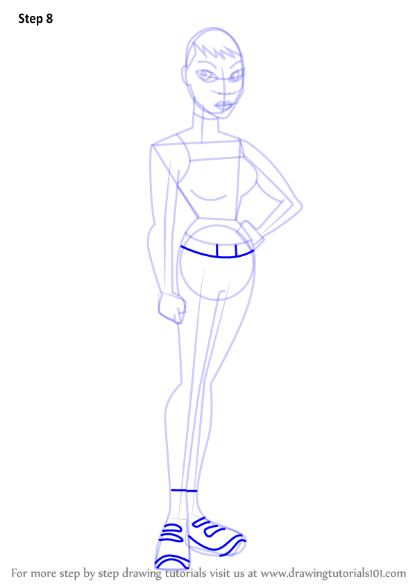 How to Draw Maxine Gibson from Batman Beyond (Batman Beyond) Step by ...