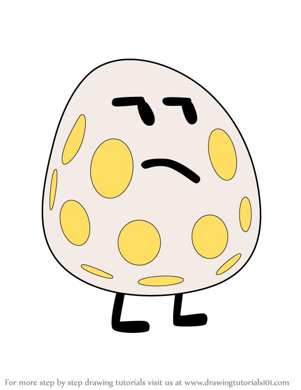 How To Draw Eggy From Battle For Dream Island Battle For Dream Island