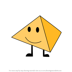 How to Draw Pyramid from Battle for Dream Island