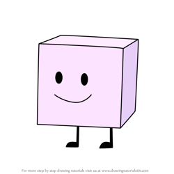 How to Draw Sugar Cube from Battle for Dream Island