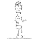 How to Draw Butt-Head from Beavis and Butt-Head