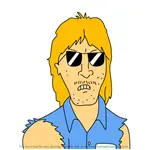 How to Draw Todd Ianuzzi from Beavis and Butt-Head