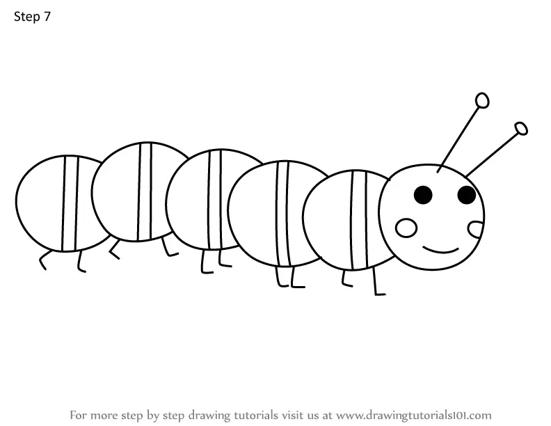 How to Draw Betty Caterpillar from Ben & Holly's Little Kingdom (Ben ...