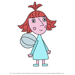 How to Draw Fairy Mum from Ben & Holly's Little Kingdom