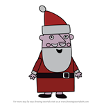How to Draw Father Christmas from Ben & Holly's Little Kingdom