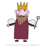 How to Draw Gary Thistle from Ben & Holly's Little Kingdom