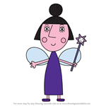 How to Draw Nanny Plum from Ben & Holly's Little Kingdom