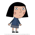 How to Draw Yasmine Big from Ben & Holly's Little Kingdom