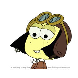 How to Draw Metrona Green from Big City Greens