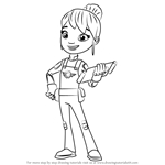 How to Draw Gabby from Blaze and the Monster Machines