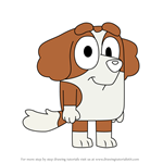 How to Draw Bentley from Bluey