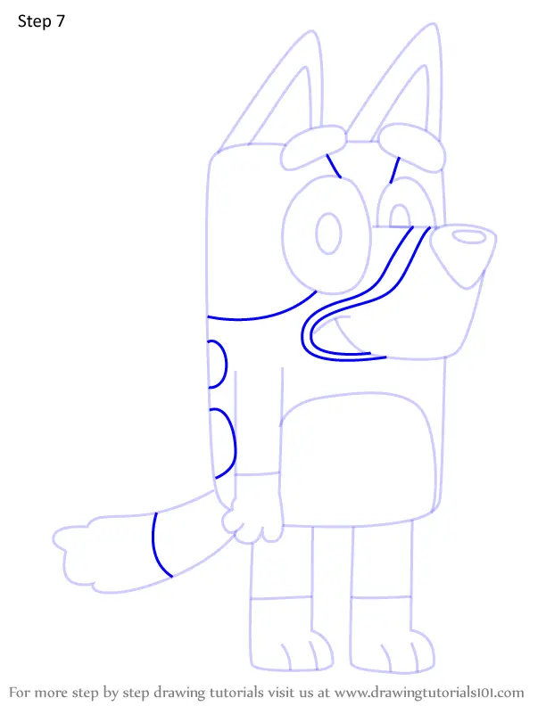 How to Draw Bluey Christine Heeler from Bluey (Bluey) Step by Step ...