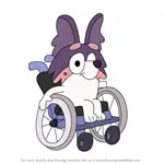 How to Draw Wheelchair Kid from Bluey