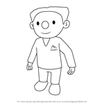 How to Draw J.J. from Bob the Builder
