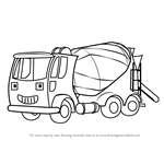 How to Draw Tumbler from Bob the Builder