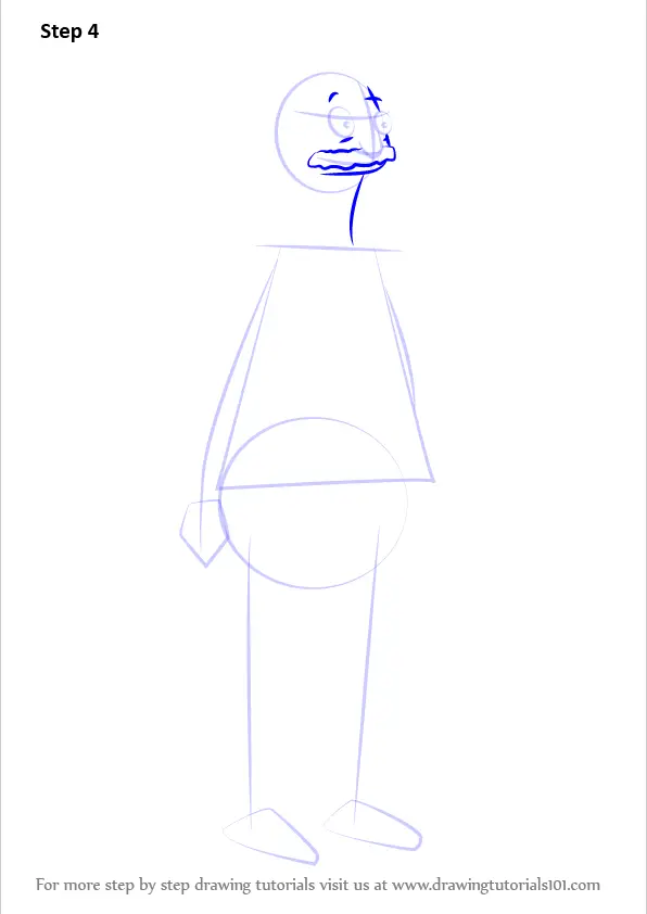 How to Draw Bob Belcher from Bob's Burgers (Bob's Burgers) Step by Step
