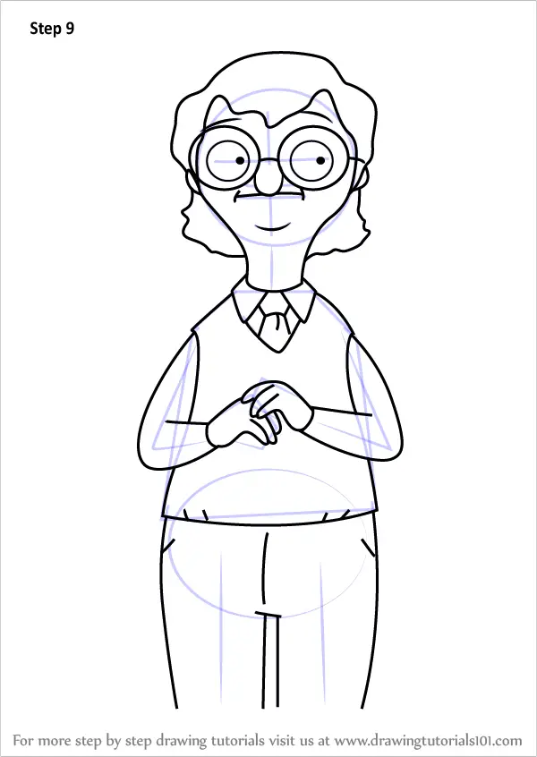 How to Draw Phillip Frond from Bob's Burgers (Bob's Burgers) Step by