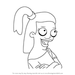 How to Draw Tammy Larsen from Bob's Burgers