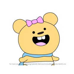 How to Draw Cindy Bear from Bossy Bear