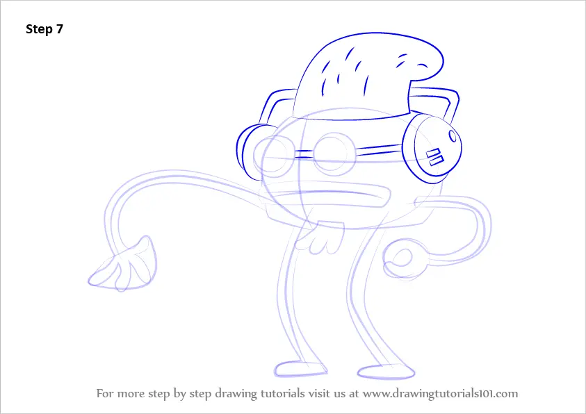 How to Draw DJ Shap Fancy Bone from Bravest Warriors (Bravest Warriors ...