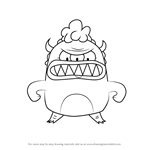 How to Draw Mama Monster from Breadwinners
