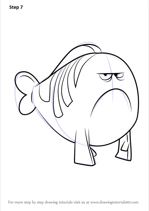 Learn How to Draw Mr. Grumpfish from Bubble Guppies (Bubble Guppies