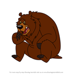 How to Draw Bear from Bunnicula