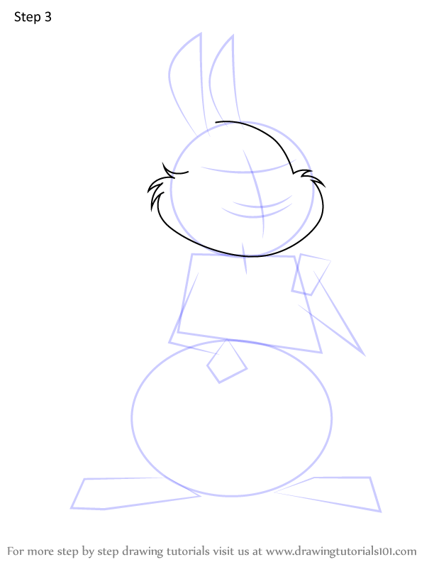 How to Draw Ma Rabbit from Bunnicula (Bunnicula) Step by Step ...