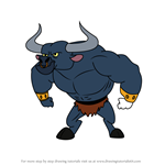 How to Draw Minotaur from Bunnicula