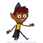 How to Draw Nerris from Camp Camp