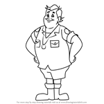 How to Draw John Candy from Camp Candy