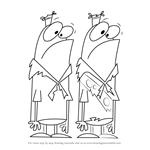 How to Draw Chip and Skip from Camp Lazlo