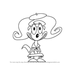 How to Draw Patsy Smiles from Camp Lazlo