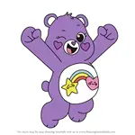 How to Draw Best Friend Bear from Care Bears
