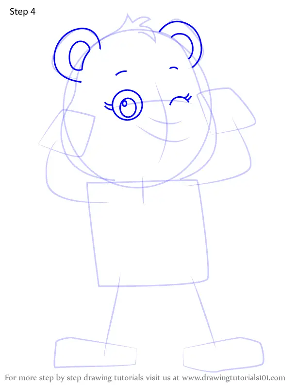 How to Draw Daydream Bear from Care Bears (Care Bears) Step by Step ...