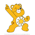 How to Draw Funshine Bear from Care Bears