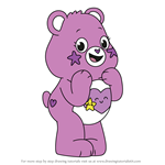 How to Draw Take Care Bear from Care Bears