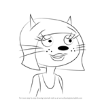 How to Draw Ingrid from CatDog