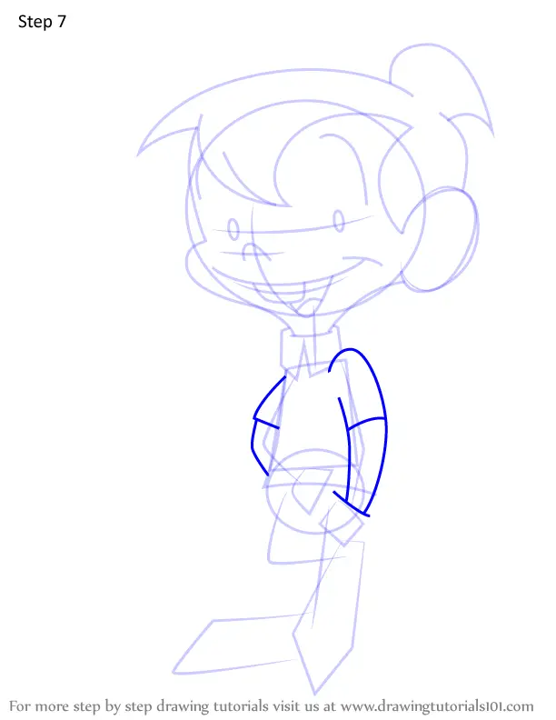 How to Draw Rudy Tabootie from ChalkZone (ChalkZone) Step by Step ...